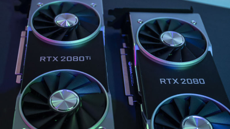 Nvidia RTX 2080 y 2080 TiFoto: Alex Cranz (Gizmodo)